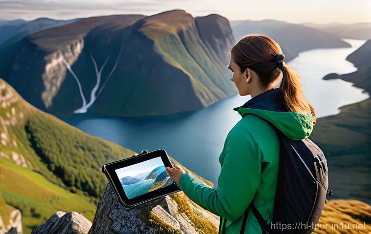 디지털 관광 마케팅 - **Prompt:** "A diverse group of young adults, dressed in stylish but comfortable travel attire, gath...