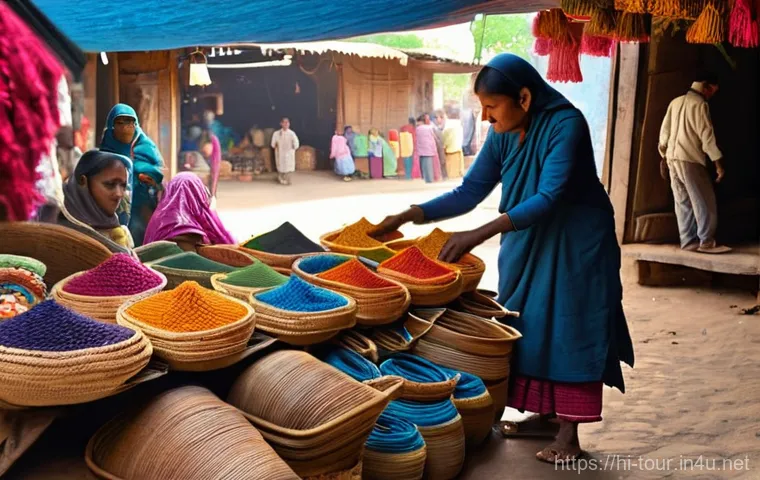 친환경 관광 - **Prompt 1: Indian Rail Journey and Local Delights**
    "A vibrant, picturesque scene of a young In...